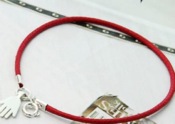 Cheap Lucky hand red string bracelet Sl00089silver
